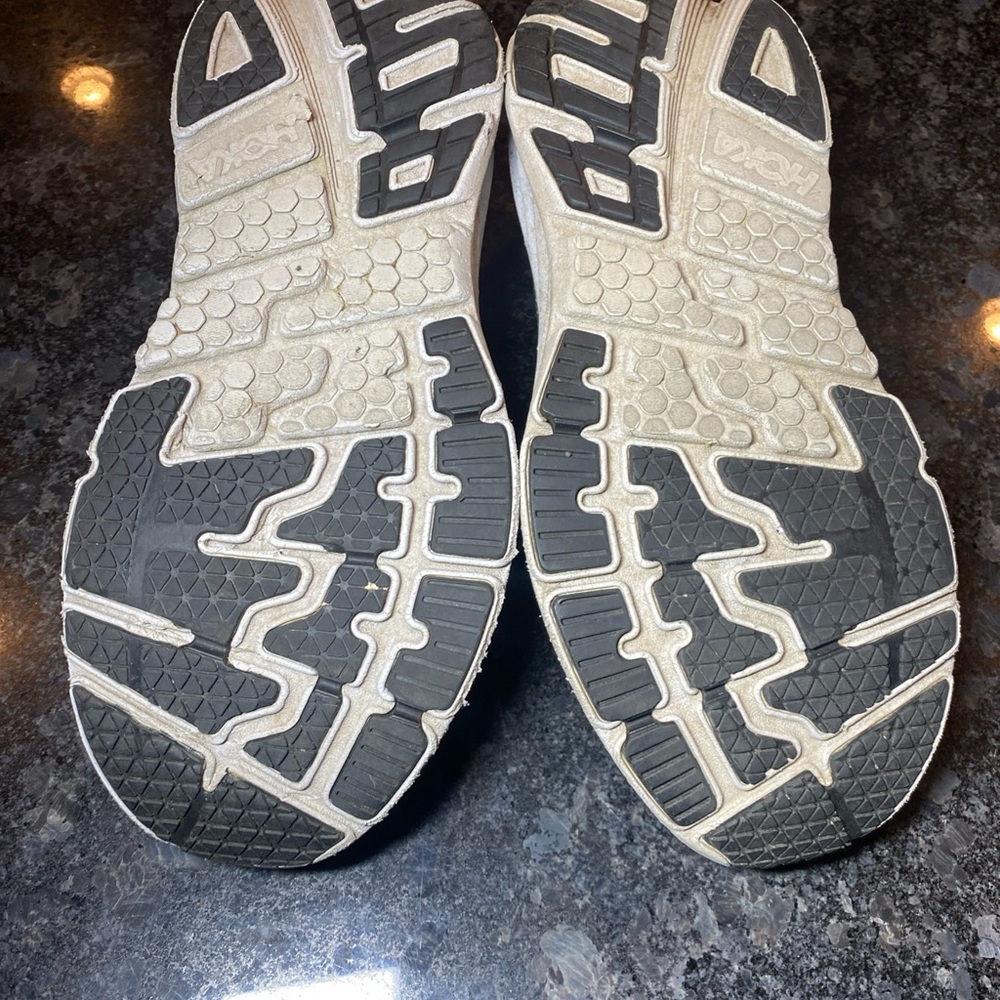HOKA ONE ONE M Bondi 5 Gray Neutral Running Shoes Men's US 13 Athletic Sports - Picture 6 of 12